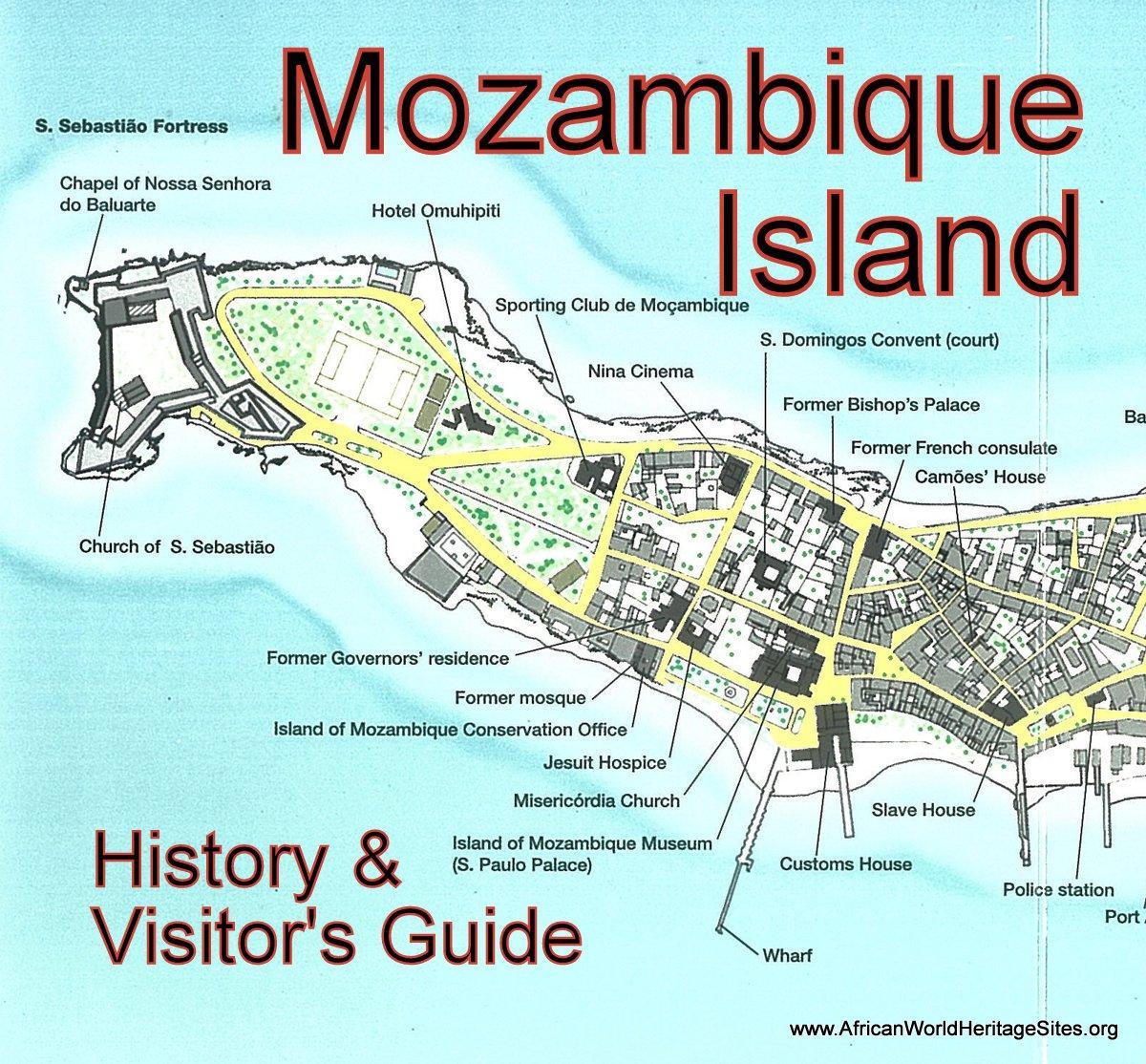 карта на островот Мозамбик